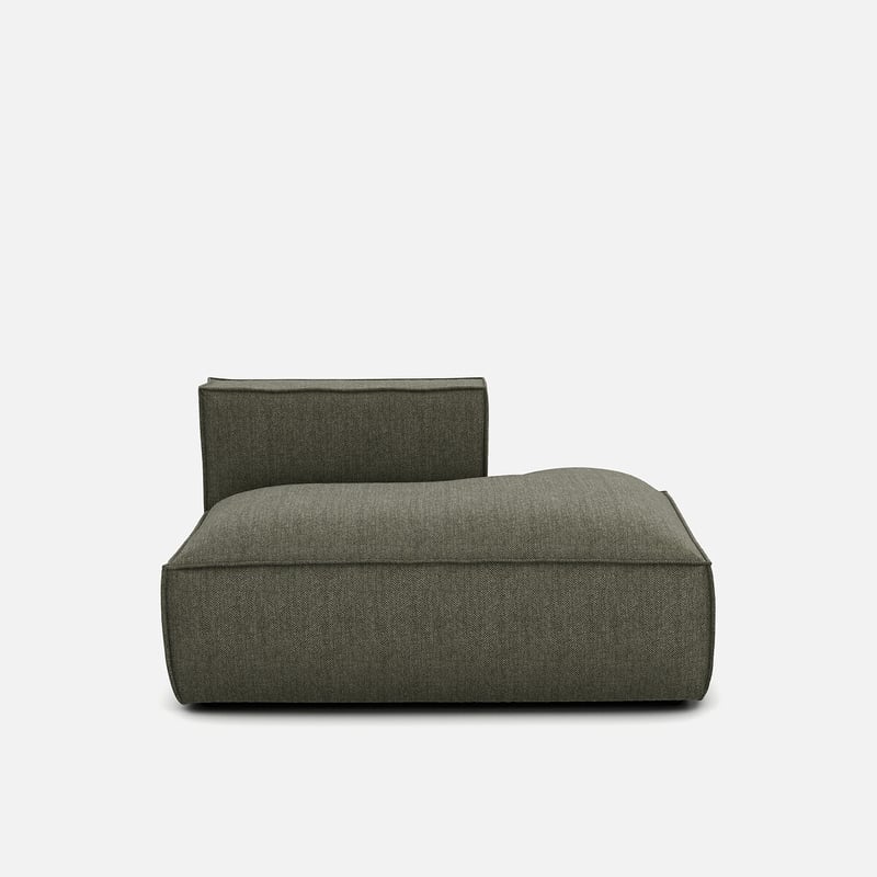 Récamiere-element Rechts Für Modulares Sofa Seven, Aus Strukturgewebe