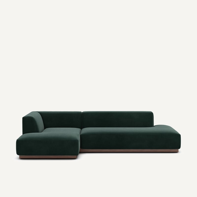 Am.pm Xl-ecksofa Jacopo Mit Ecke Links, Samt