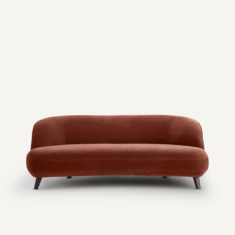 Emmanuel Gallina X Am.pm 3-sitzer-sofa, Samt, Rosebury, Design Emmanuel Gallina