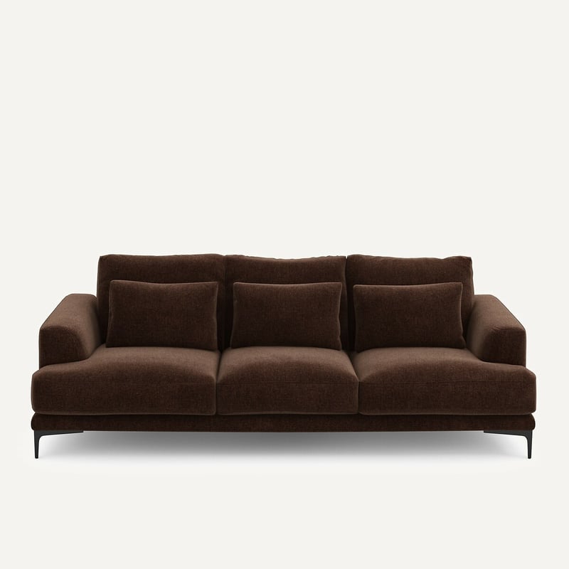 Am.pm 4-sitzer-sofa Aus Chenille-velours, Marsile