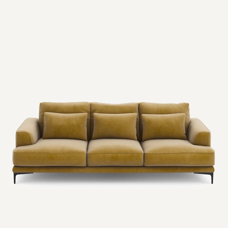 Am.pm 4-sitzer-sofa Marsile, Samt