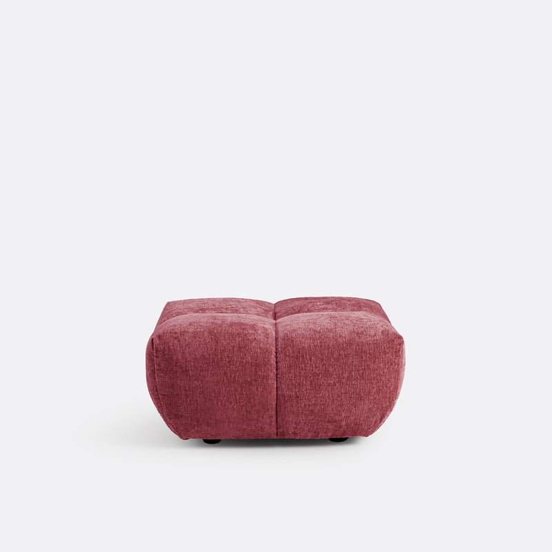 Hocker Nuria, Dicker Samt, L83 Cm