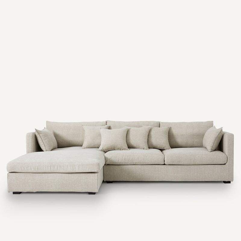 Am.pm Ecksofa, Aus Baumwolle Und Leinen, Néo Kinkajou