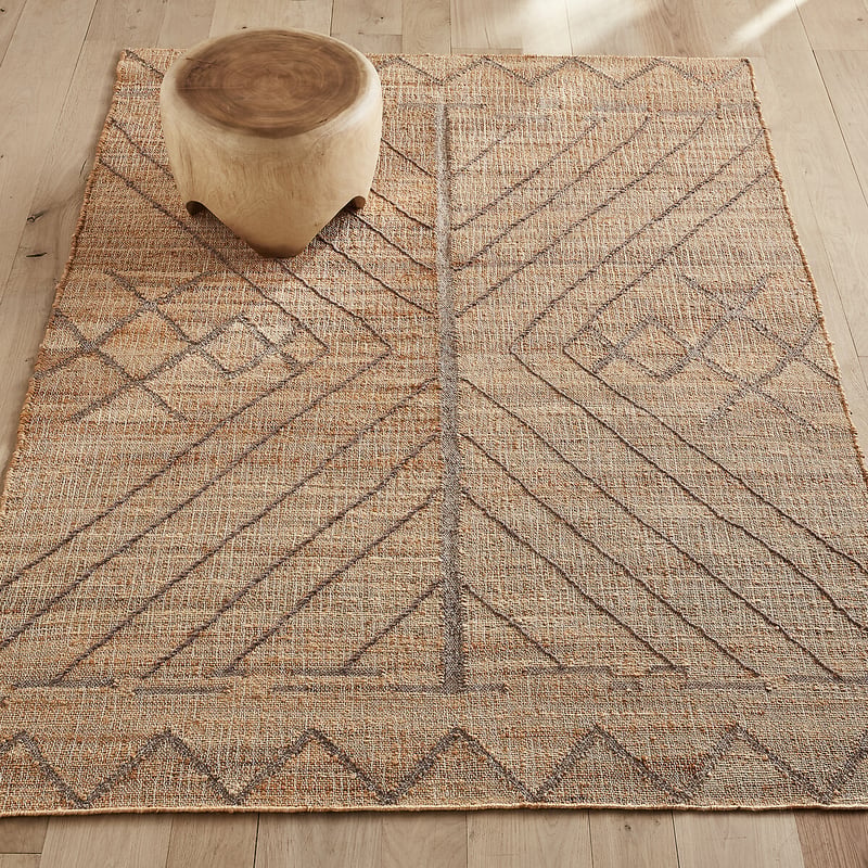 Am.pm Teppich Navala, Jute, Handgewebt