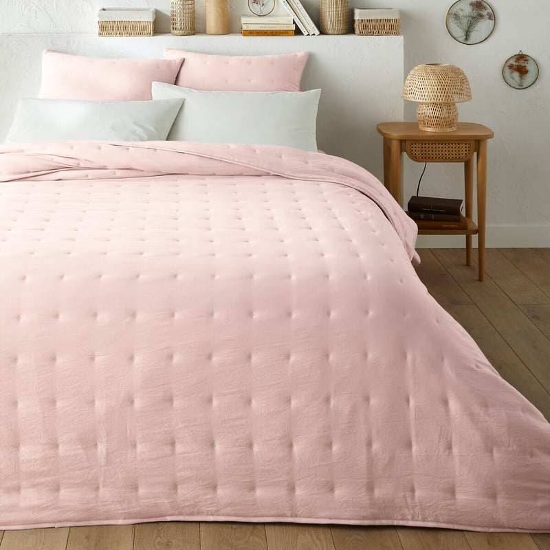 La Redoute Interieurs Gesteppte Tagesdecke Loja Aus Mikrofaser, Washed-optik