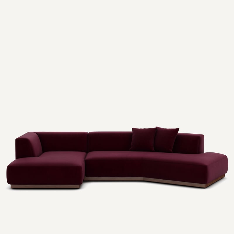 Am.pm Offenes Ecksofa Jacopo Mit Ecke Links, Samt