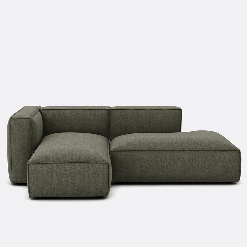 Modulares Ecksofa Seven, Rechts, Aus Strukturgewebe