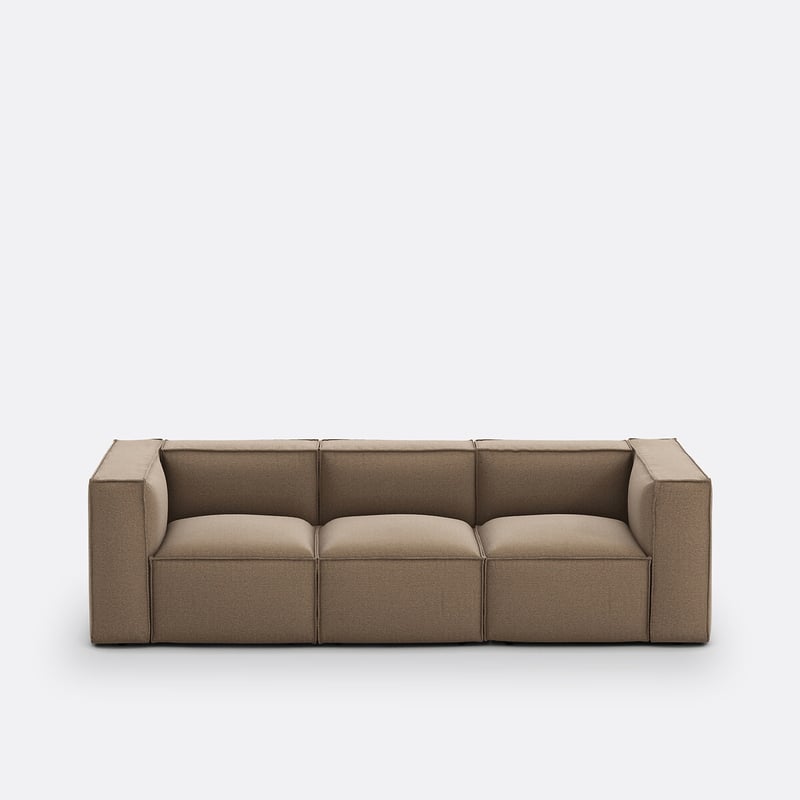 Modularer 3-sitzer Seven, Aus Strukturgewebe