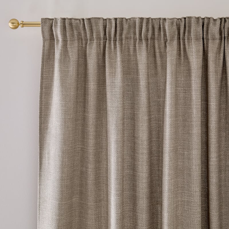 La Redoute Interieurs Halbtransparenter Vorhang Montego, Natté-effekt, Mit Kräuselborte Und Wave-faltung