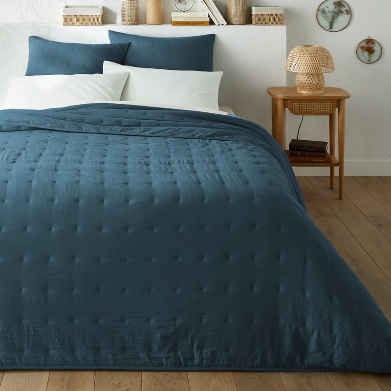 La Redoute Interieurs Gesteppte Tagesdecke Loja Aus Mikrofaser, Washed-optik