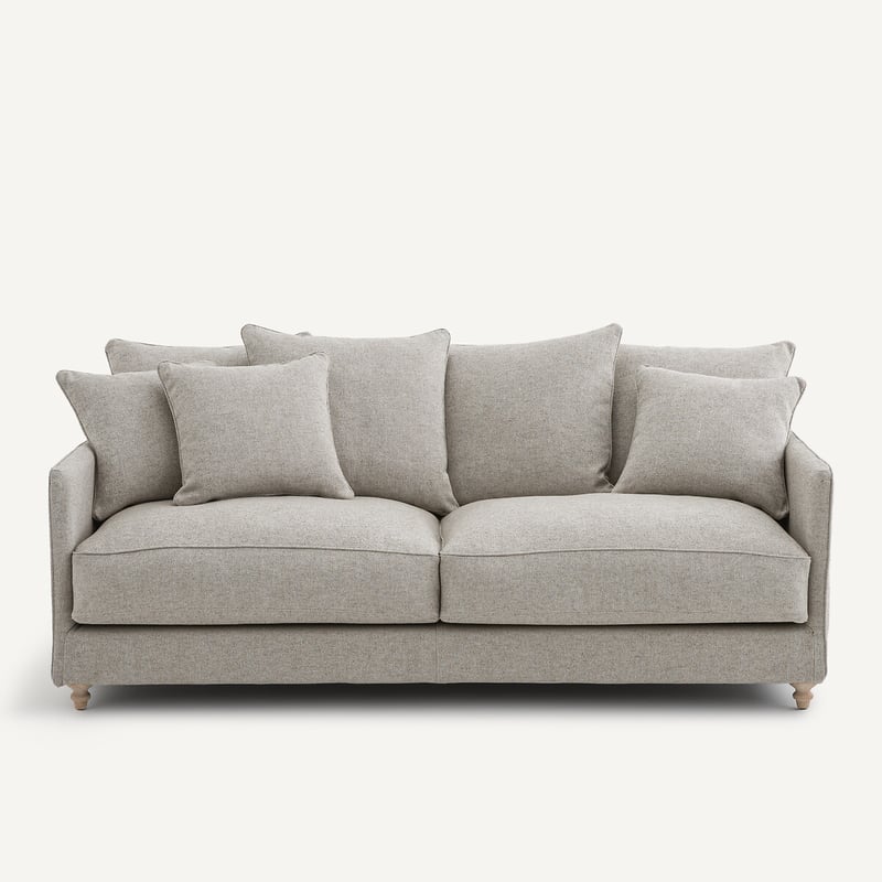 Am.pm 3-sitzer-sofa, Viskose Und Leinen, Lazare