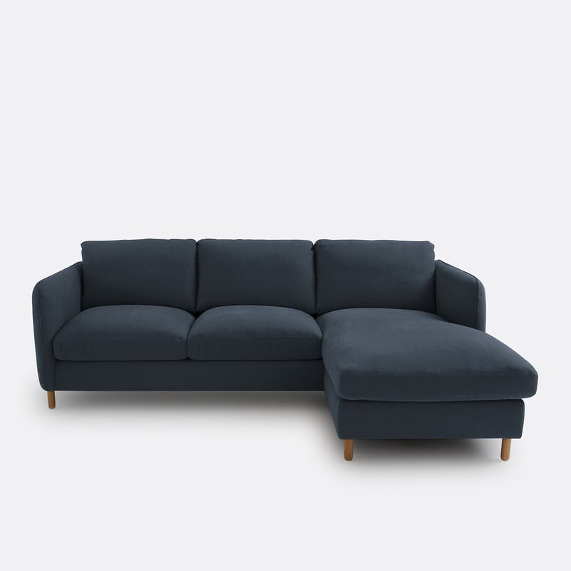 Ecksofa Loméo, 4-sitzer, Aus Baumwolle Und Polyester