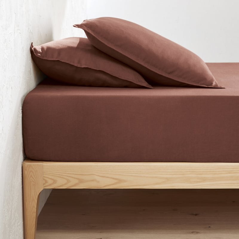 La Redoute Interieurs Fixleintuch Linot Aus Vorgewaschenem Leinen, Steg 30 Cm