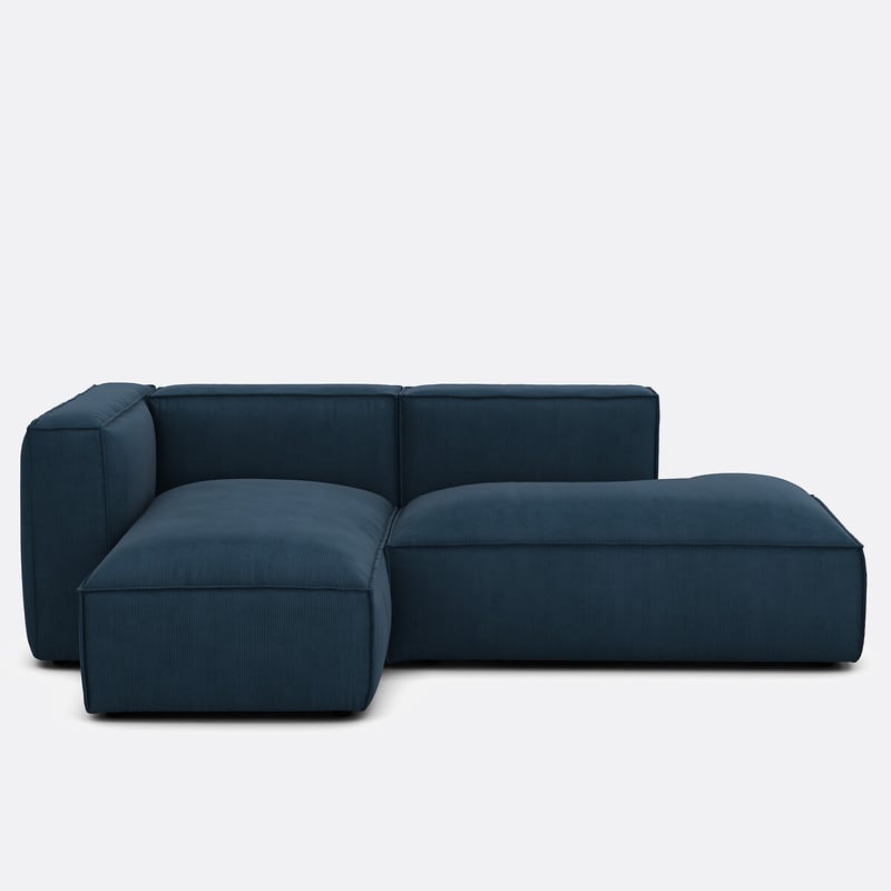 Modulares Ecksofa Seven, Links, Cordsamt
