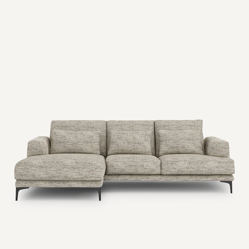 Am.pm Ecksofa Marsile Mit Ecke Links, Chevron Meliert