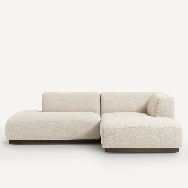 Am.pm Ecksofa Jacopo Mit Ecke Rechts, Bouclé