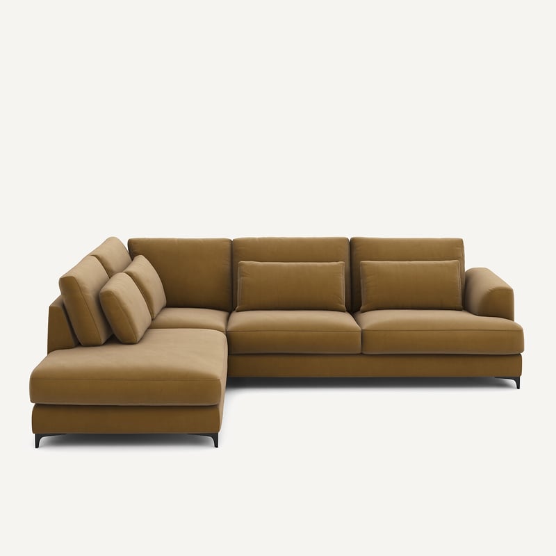 Am.pm Sofa, Linke Ecke, Umwandelbar, In Leinenvelours, Marsile