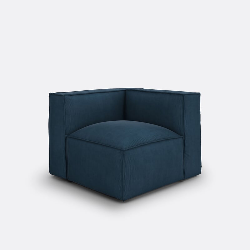 Eckelement Seven Für Modulares Sofa, Aus Cordsamt
