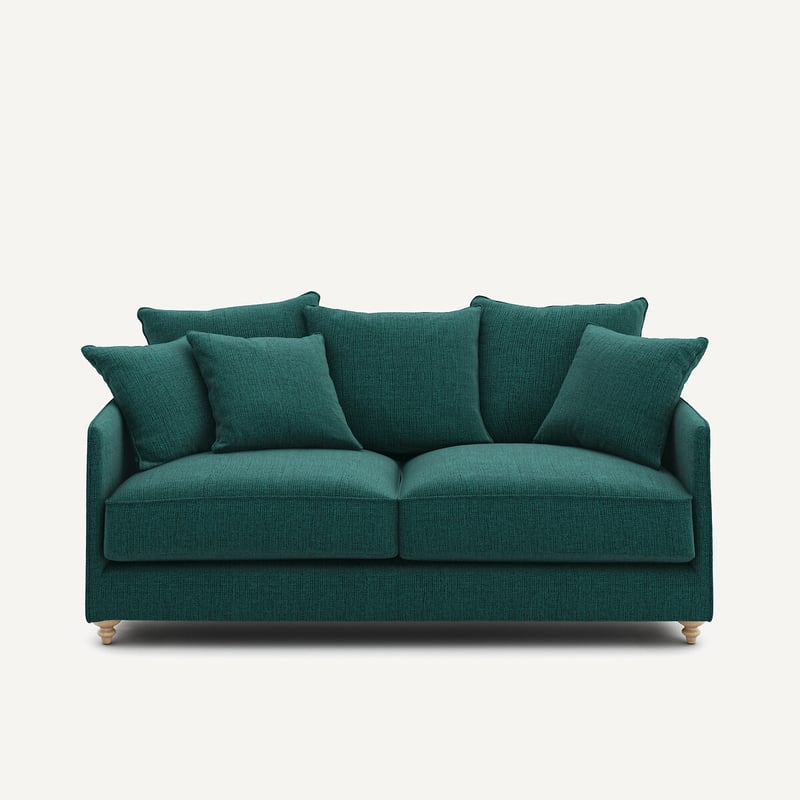 Am.pm Kompaktes, Umwandelbares 3-sitzer-sofa,aus Jaspé-stoff, Lazare