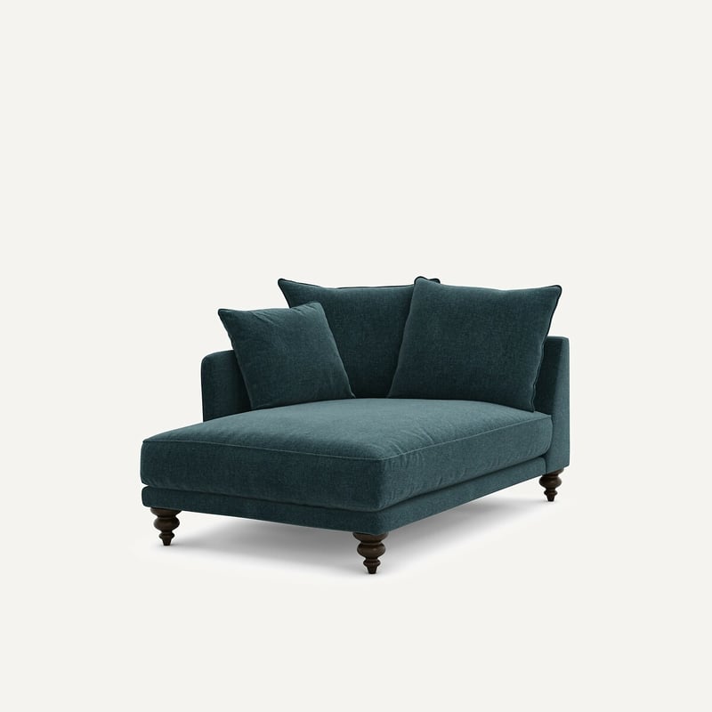 Am.pm Chaiselongue Aus Chenille-samt, Lazarus