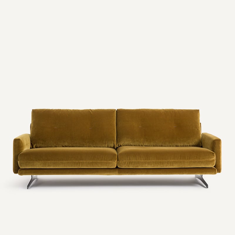 Am.pm Sofa Aus Samt, Delicato