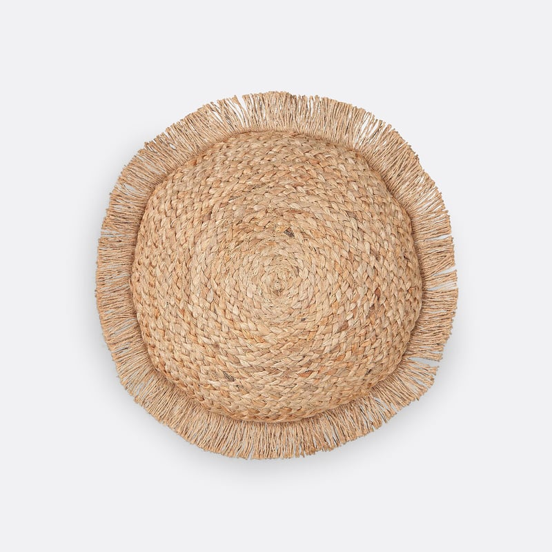 La Redoute Interieurs Kissen Ceylan, Jute, Rund