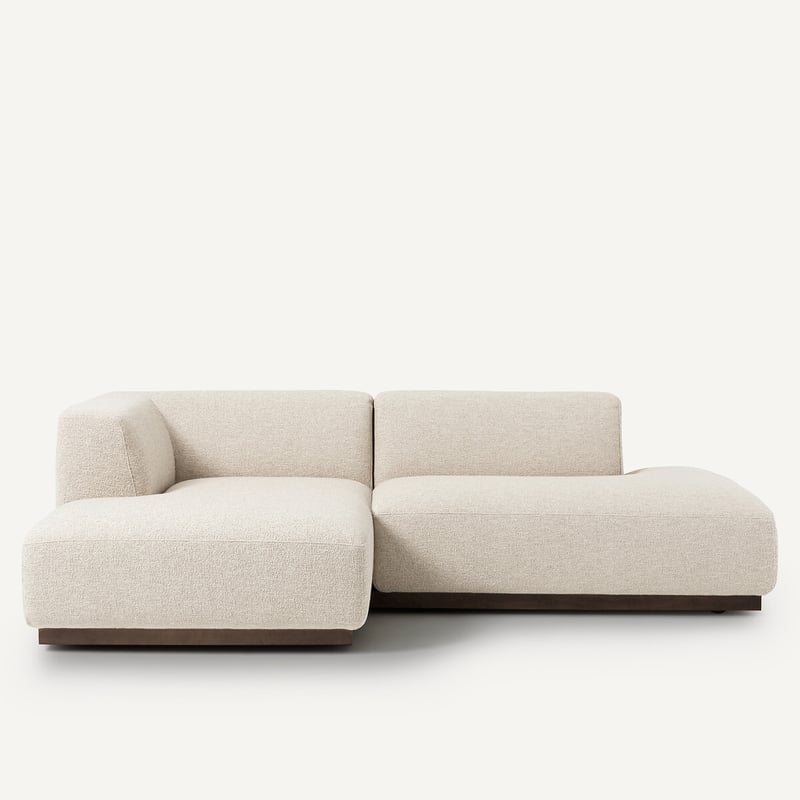 Am.pm Ecksofa Jacopo Mit Ecke Links, Bouclé