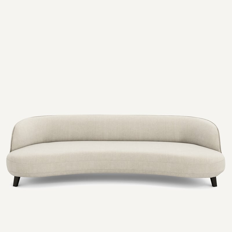 Am.pm X Emmanuel Gallina 5-sitzer-sofa, Baumwolle Und Leinen, Rosebury, Design Emmanuel Gallina