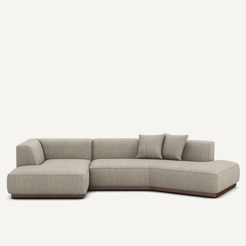 Am.pm Offenes Linkes Ecksofa In Tweed, Jacopo