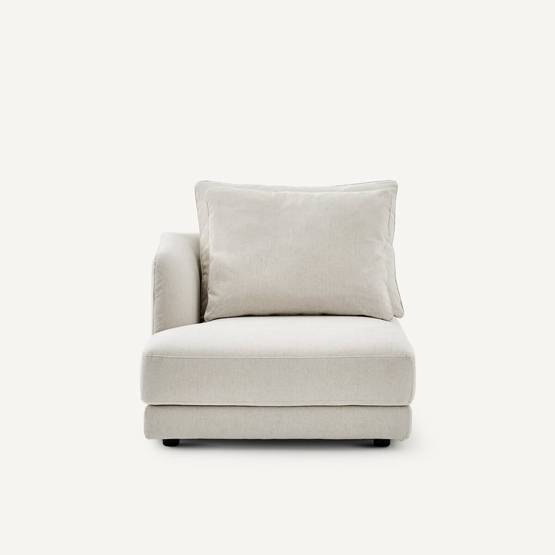 Am.pm Linkes Sofa-halbmodul, Modular, Aus Meliertem Stoff, Tiberio