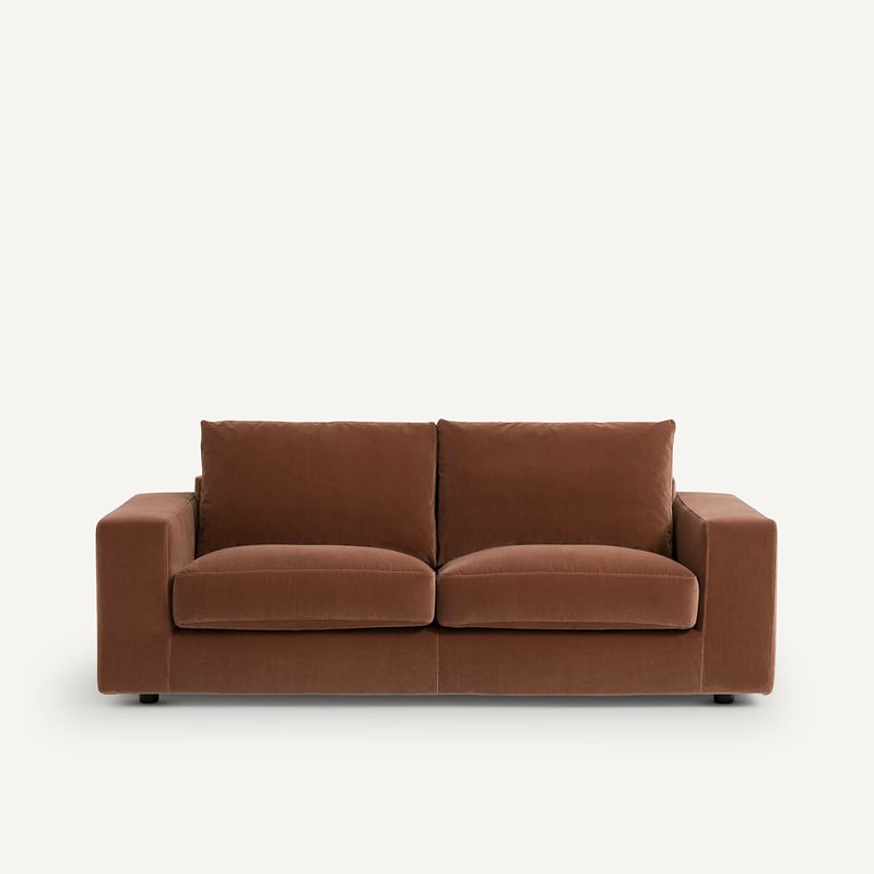 Am.pm Kompaktes 3-sitzer-sofa Skander, Velours
