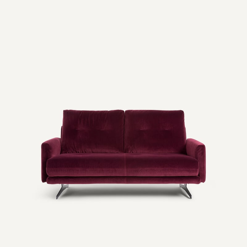 Am.pm 2-sitzer-sofa Aus Samt, Delicato