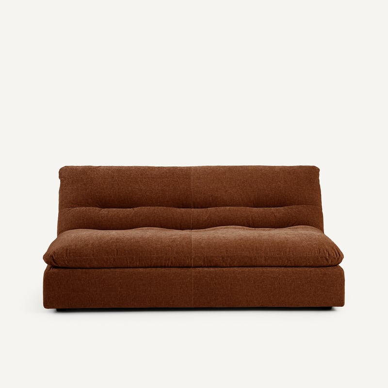 Am.pm 3p-sofa, Modular, Aus Chenille-samt, Giuliano