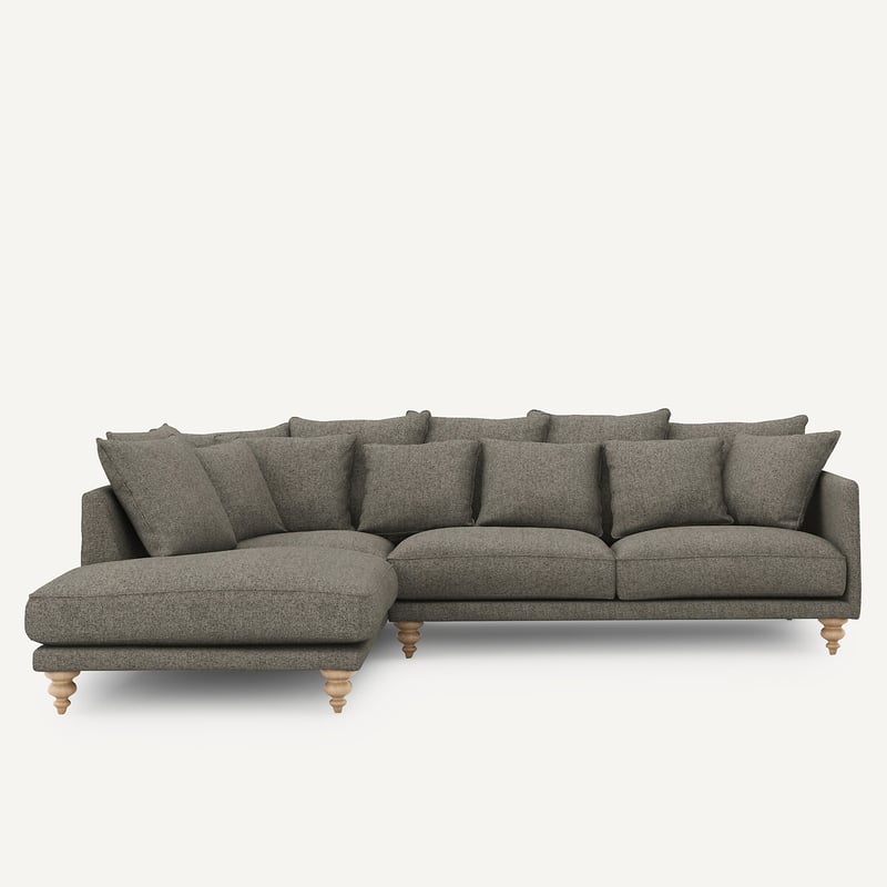 Am.pm Ecksofa Lazare, Tweed-optik