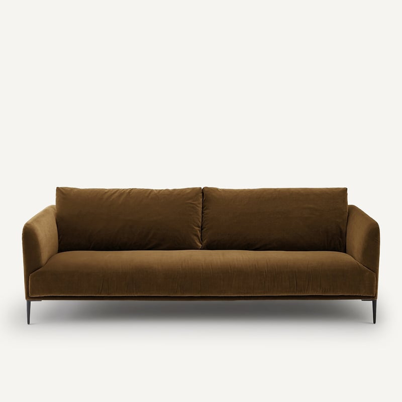 Emmanuel Gallina X Am.pm 3- Oder 4-sitzer-sofa, Samt, Oscar, Design Emmanuel Gallina