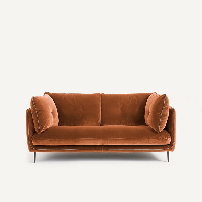 Am.pm 2-sitzer-sofa Aus Samt, Botero