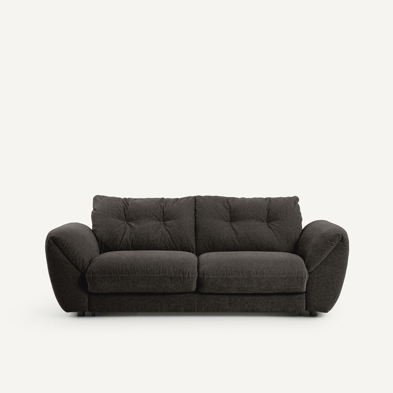 Am.pm 3-sitziges Schlafsofa Edgar, Velours Chenille