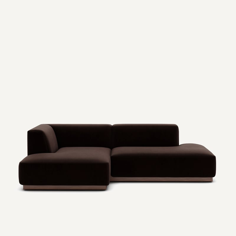 Am.pm Ecksofa Jacopo Mit Ecke Links, Samt