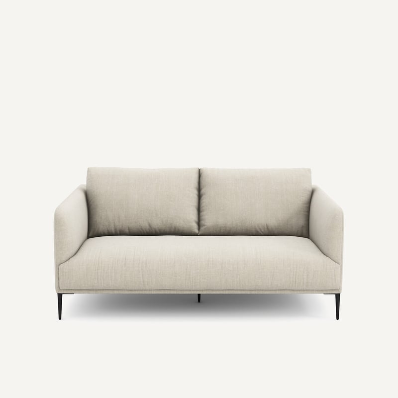 Am.pm X Emmanuel Gallina Kompaktes Sofa Aus Baumwolle Und Leinen, Oscar, Design Emmanuel Gallina