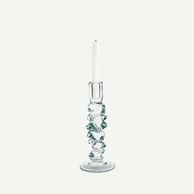 Am.pm Kerzenhalter Aus Transparentem Glas, H29,5 Cm, Qimera