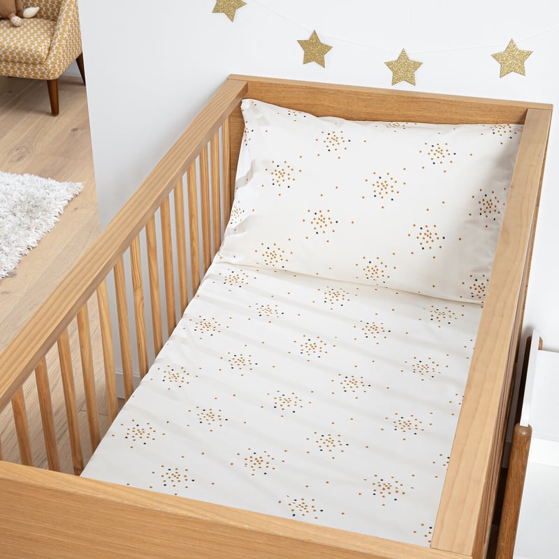 La Redoute Interieurs Spannbetttuch, Baby, Aus Baumwollperkal, Steg 17 Cm