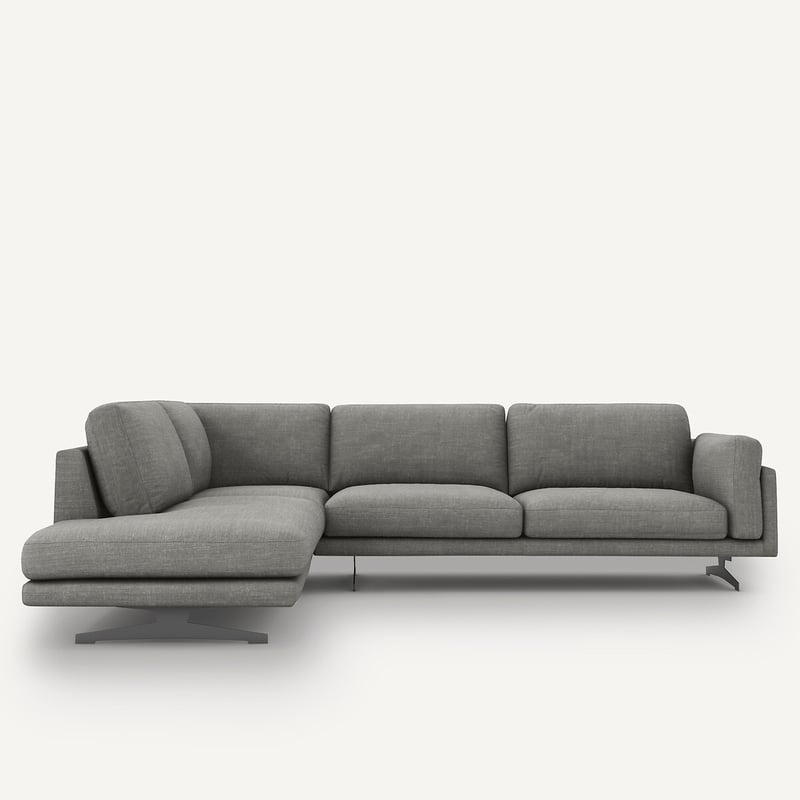 Am.pm Ecksofa César, Baumwolle/leinen