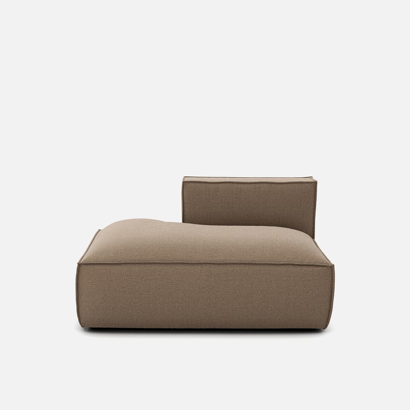 Récamiere-element Links Für Modulares Sofa Seven, Aus Strukturgewebe