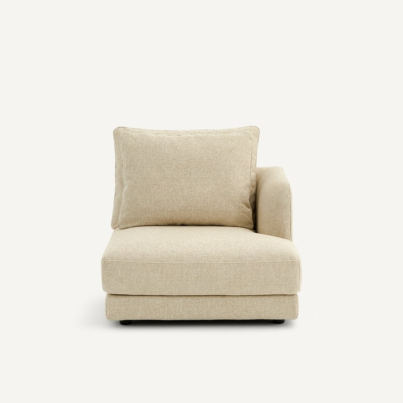 Am.pm Rechtes Halbsofa, Modular, Aus Bouclé, Tiberio