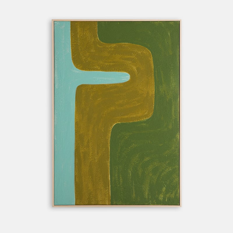 La Redoute Interieurs Handbemalte Leinwand, 70 X 100 Cm, Bruna