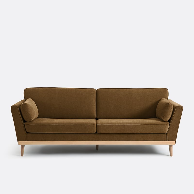Meliertes Polyestersofa, 3- Oder 4-sitzer, Tasie