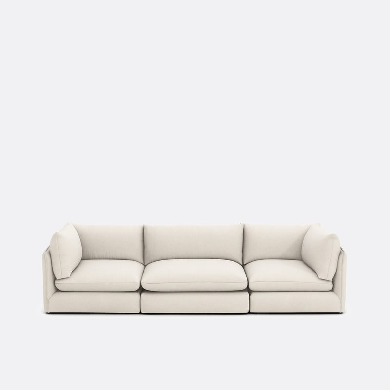 Modulares Gerades 3-sitzer-sofa Malo, Polyester