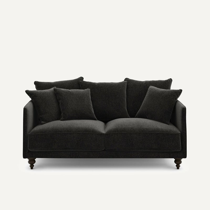 Am.pm Kompaktes Sofa Aus Chenille-samt, Lazare