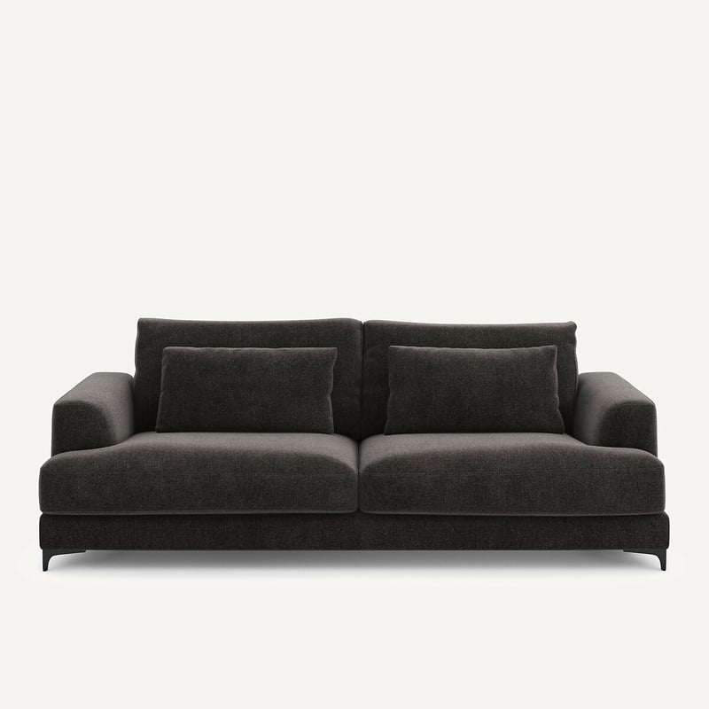 Am.pm Sofa 4p Umwandelbar Velours Chenille, Marsile