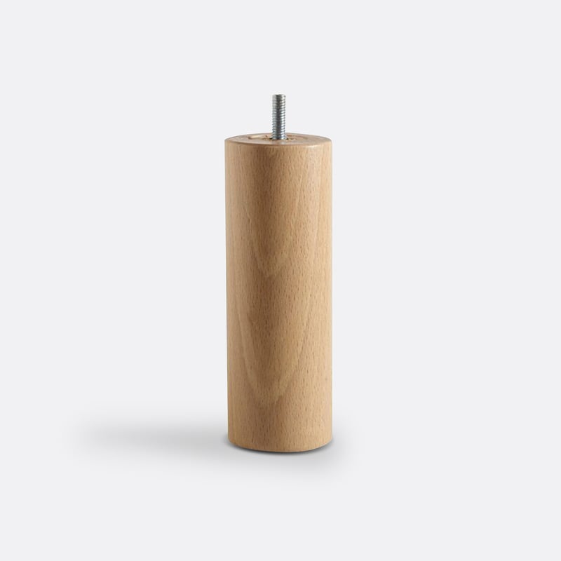 4er-pack Zylinderförmige Füsse, H. 15 Cm